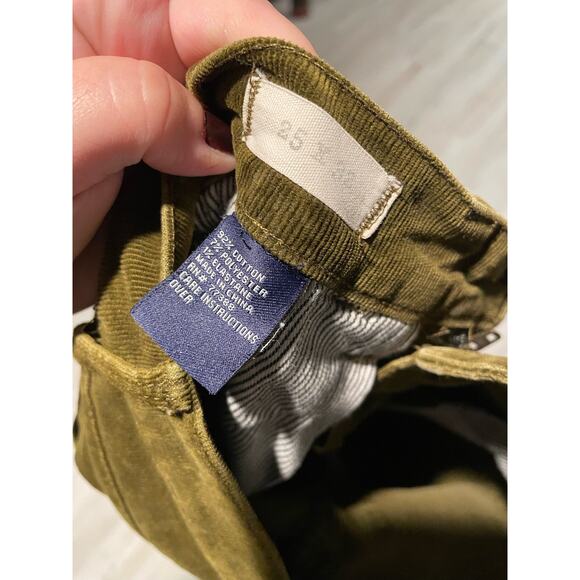 Madewell forest green skinny corduroys size 25 x 32 - Picture 6 of 7